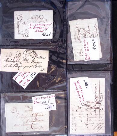 1346-1930 Lot de lettres anciennes de France et étranger,