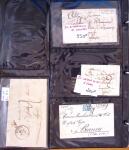 1346-1930 Lot de lettres anciennes de France et étranger,