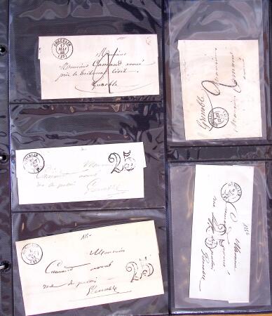 1346-1930 Lot de lettres anciennes de France et étranger,