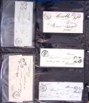 1346-1930 Lot de lettres anciennes de France et étranger,