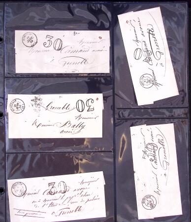 1346-1930 Lot de lettres anciennes de France et étranger,
