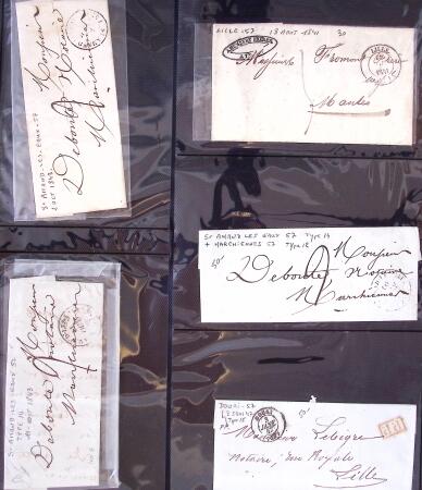 1346-1930 Lot de lettres anciennes de France et étranger,