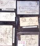 1346-1930 Lot de lettres anciennes de France et étranger,