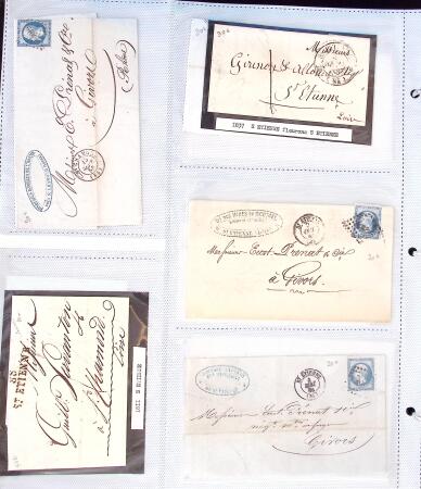 1346-1930 Lot de lettres anciennes de France et étranger,
