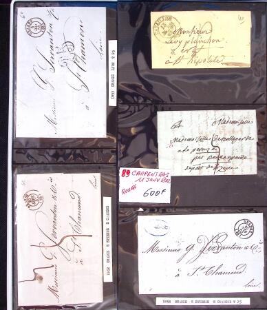 1346-1930 Lot de lettres anciennes de France et étranger,