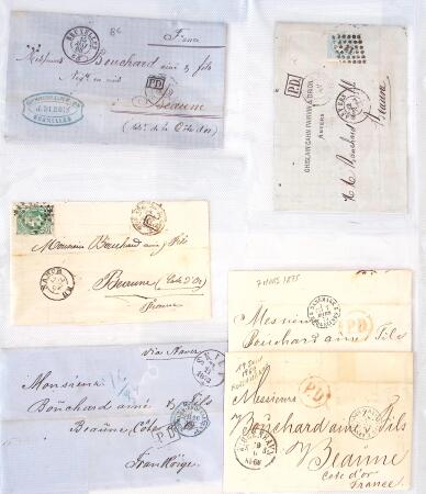 1346-1930 Lot de lettres anciennes de France et étranger,