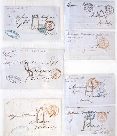 1346-1930 Lot de lettres anciennes de France et étranger,