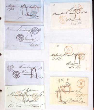 1346-1930 Lot de lettres anciennes de France et étranger,