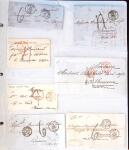 1346-1930 Lot de lettres anciennes de France et étranger,
