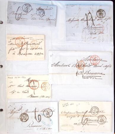 1346-1930 Lot de lettres anciennes de France et étranger,