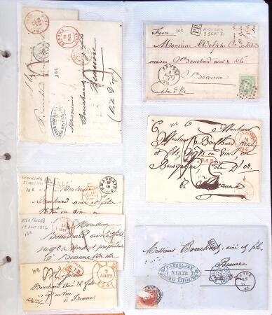 1346-1930 Lot de lettres anciennes de France et étranger,