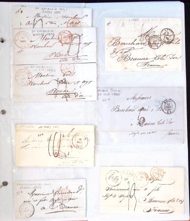1346-1930 Lot de lettres anciennes de France et étranger,