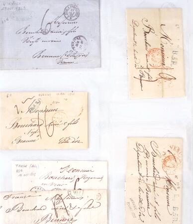 1346-1930 Lot de lettres anciennes de France et étranger,