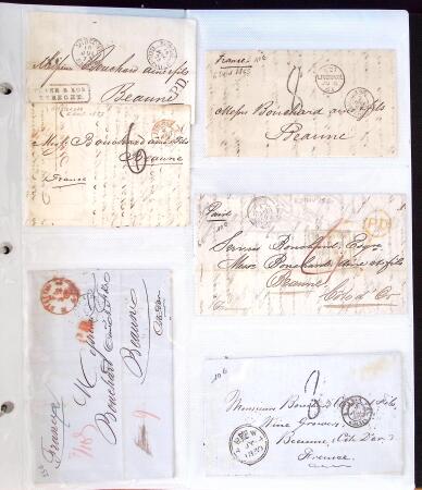 1346-1930 Lot de lettres anciennes de France et étranger,