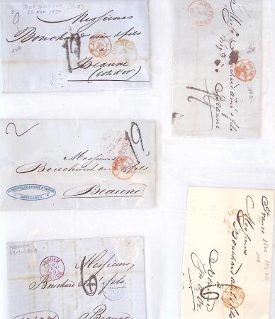 1346-1930 Lot de lettres anciennes de France et étranger,
