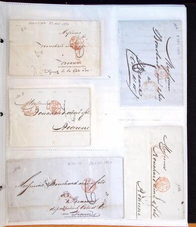 1346-1930 Lot de lettres anciennes de France et étranger,