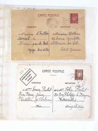 1346-1930 Lot de lettres anciennes de France et étranger,