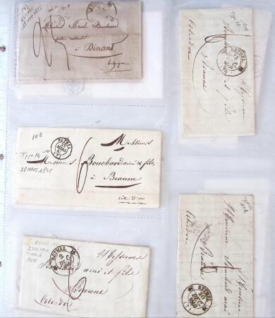 1346-1930 Lot de lettres anciennes de France et étranger,