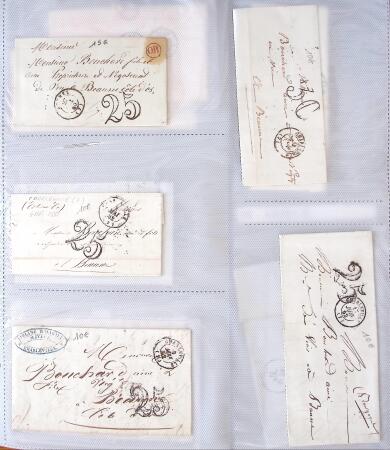 1346-1930 Lot de lettres anciennes de France et étranger,