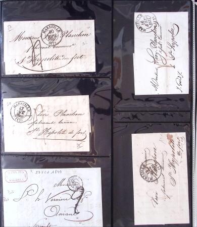 1346-1930 Lot de lettres anciennes de France et étranger,