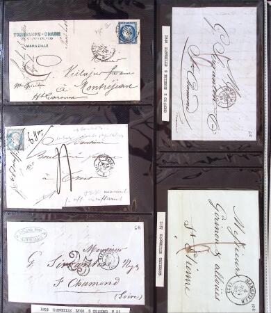 1346-1930 Lot de lettres anciennes de France et étranger,