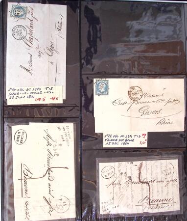 1346-1930 Lot de lettres anciennes de France et étranger,
