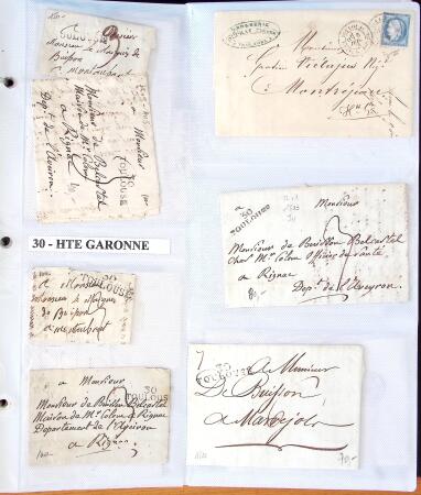 1346-1930 Lot de lettres anciennes de France et étranger,