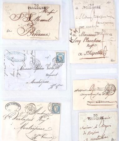1346-1930 Lot de lettres anciennes de France et étranger,