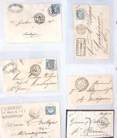 1346-1930 Lot de lettres anciennes de France et étranger,