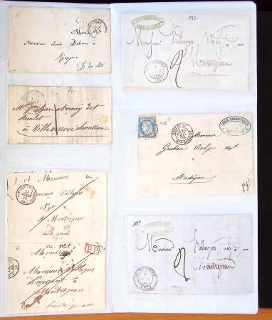 1346-1930 Lot de lettres anciennes de France et étranger,