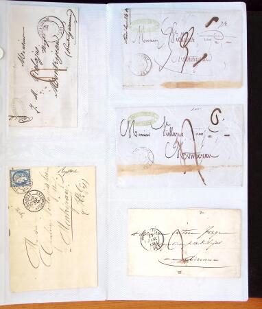 1346-1930 Lot de lettres anciennes de France et étranger,