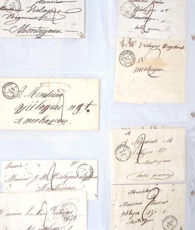 1346-1930 Lot de lettres anciennes de France et étranger,