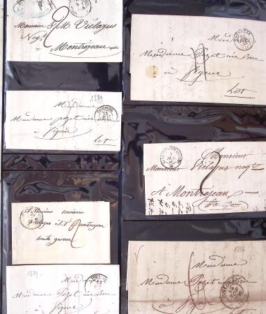 1346-1930 Lot de lettres anciennes de France et étranger,