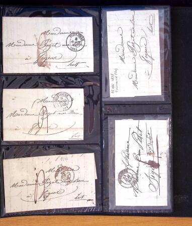 1346-1930 Lot de lettres anciennes de France et étranger,