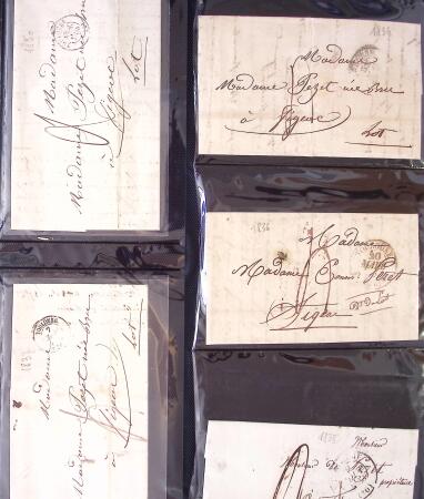 1346-1930 Lot de lettres anciennes de France et étranger,