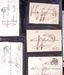 1346-1930 Lot de lettres anciennes de France et étranger,