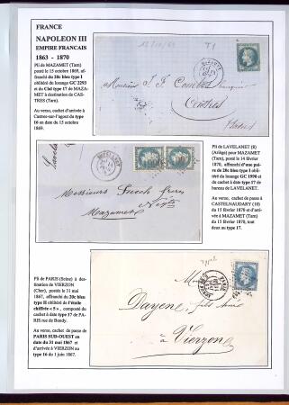 1346-1930 Lot de lettres anciennes de France et étranger,