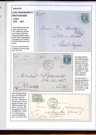 1346-1930 Lot de lettres anciennes de France et étranger,