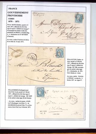 1346-1930 Lot de lettres anciennes de France et étranger,