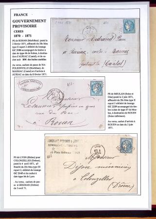 1346-1930 Lot de lettres anciennes de France et étranger,