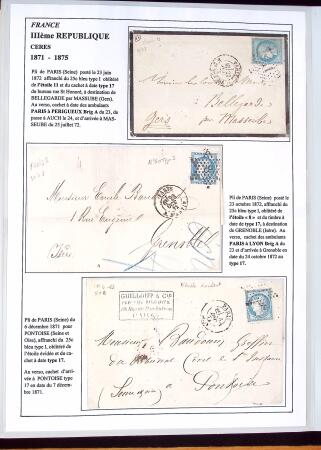 1346-1930 Lot de lettres anciennes de France et étranger,