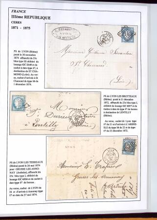1346-1930 Lot de lettres anciennes de France et étranger,