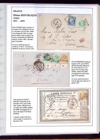 1346-1930 Lot de lettres anciennes de France et étranger,