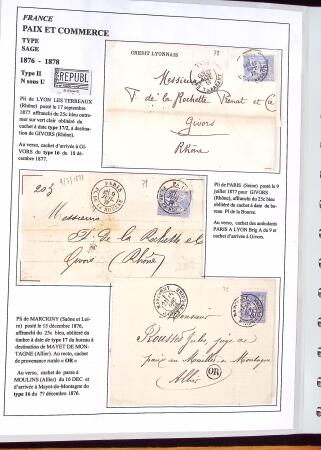 1346-1930 Lot de lettres anciennes de France et étranger,