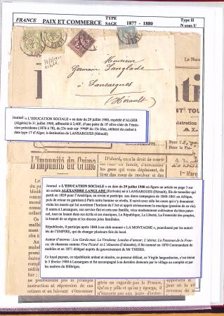 1346-1930 Lot de lettres anciennes de France et étranger,