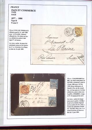 1346-1930 Lot de lettres anciennes de France et étranger,