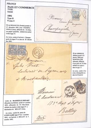 1346-1930 Lot de lettres anciennes de France et étranger,