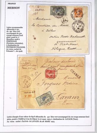 1346-1930 Lot de lettres anciennes de France et étranger,