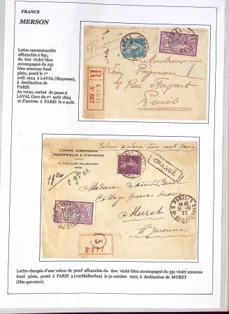 1346-1930 Lot de lettres anciennes de France et étranger,