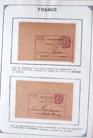 1346-1930 Lot de lettres anciennes de France et étranger,